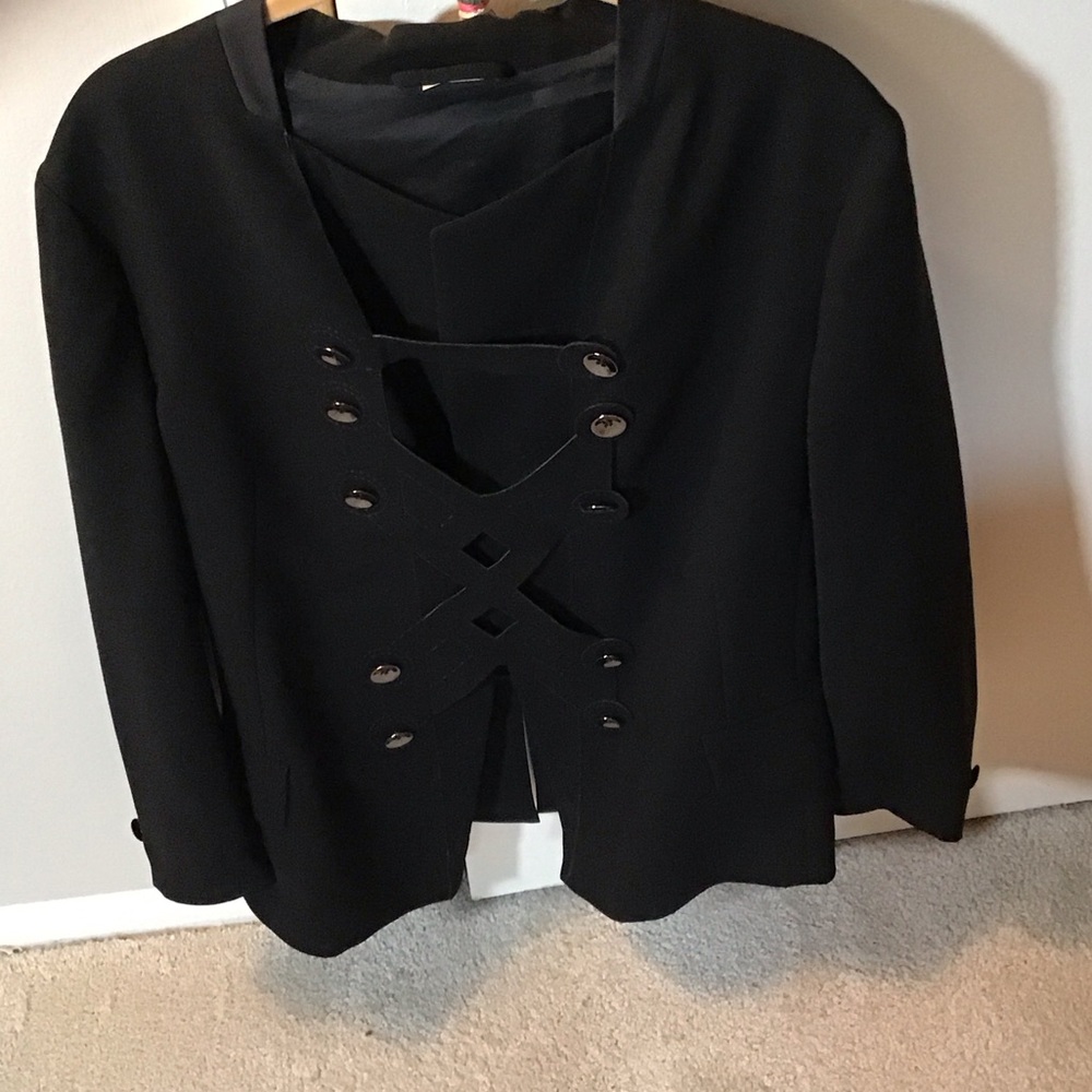 Marithe Francois Girbaud Black Women's Blazer